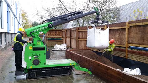 can a mini digger lift a bulk bag|equipment to move bulk bags.